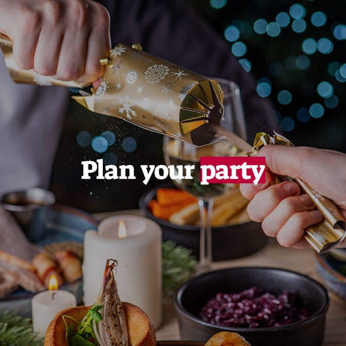 Make a group booking. Christmas at The North Star in outlet-town]